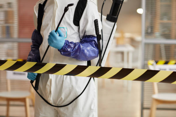 Professional Biohazard Cleanup technician working in Fair Haven, NJ